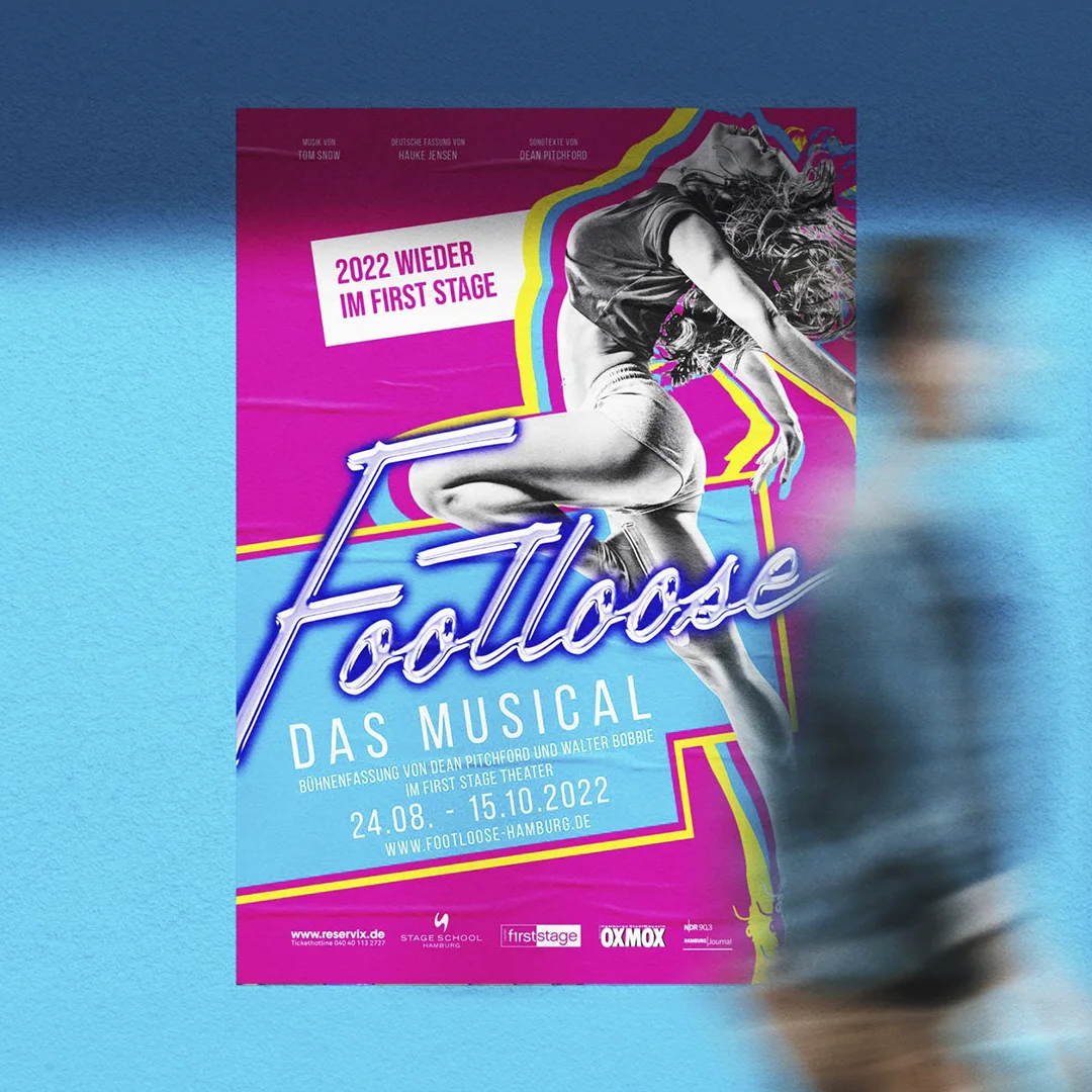 buero_v1 Werbeagentur Düsseldorf – Poster für das Musical Footloose