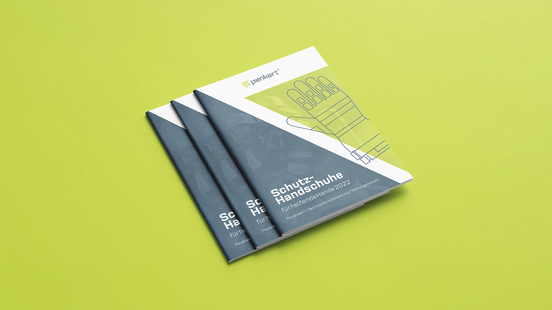 Titelbild des Penkert Produkt-Katalogs mit modernem Design, entworfen von buero_v1, Werbeagentur Düsseldorf.